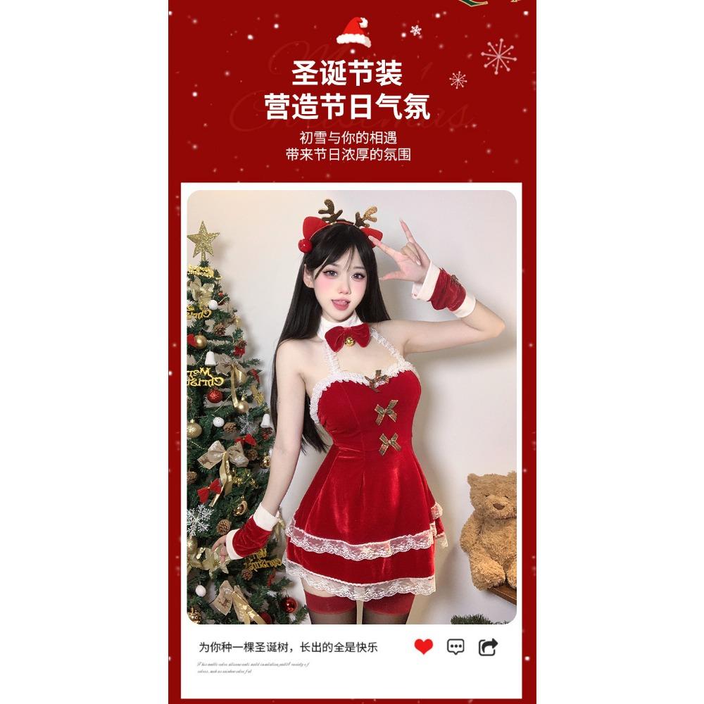 Domila's New Sexy Christmas Robe Is Hot and Free of Uniform Temptation Bedding Teasing Pajamas