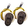 Ygmylandbb Motorcycle Turn Signals LED Turn Signals Motorcycle Turn Signals Direction Signals Smoke Lens Recessed Pack of 2