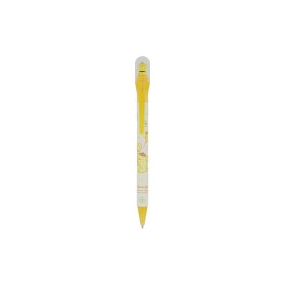 Sun-Star Stationery Sanrio Characters Mechanical Pencil with Mascot, Kurukuru Dome Pen Pom Pom Purin S4485033, Cute Mascot Rotates with Each Click,