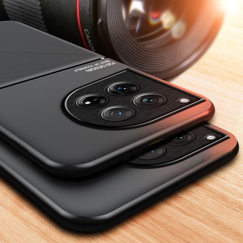 For OnePlus 12 5G Case Car Magnetic Holder Leather Plate Back Cover for OnePlus12 One Plus12 OneMore 12 2024 CPH25816.82" Cases