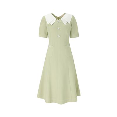 SOUP Double Collar Long Dress (Sz5Opm4)