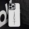 The Sword Creative Pattern   Phone Case For iPhone 17,16,15,14,13,12,11 Plus,Pro Max,XS,Colorful Silver Black Cover