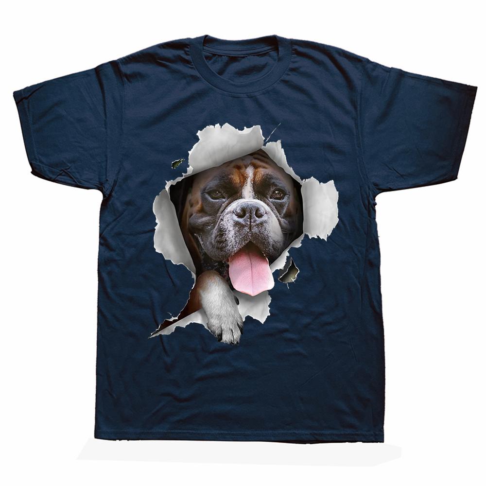 Cool Boxer for Unisex Unisex Puppy Owner Dog Lover Trainer T Shirts Graphic Cotton Streetwear Short Sleeve Gifts Tshirt