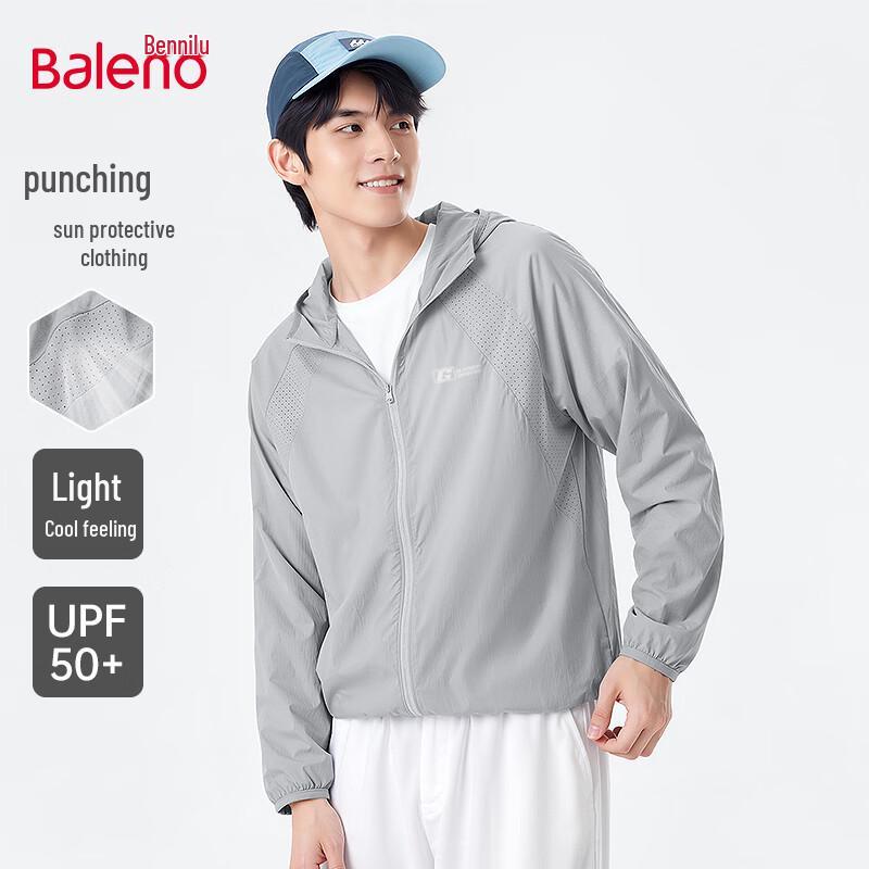 Baleno Men s UPF50+ Sun Protection Hoodie L