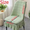 Modern Minimalist Elastic Seat Cover Thickened Jacquard Velvet Curved Seat Cover Multi Color Dustproof Anti Slip Chair Covers