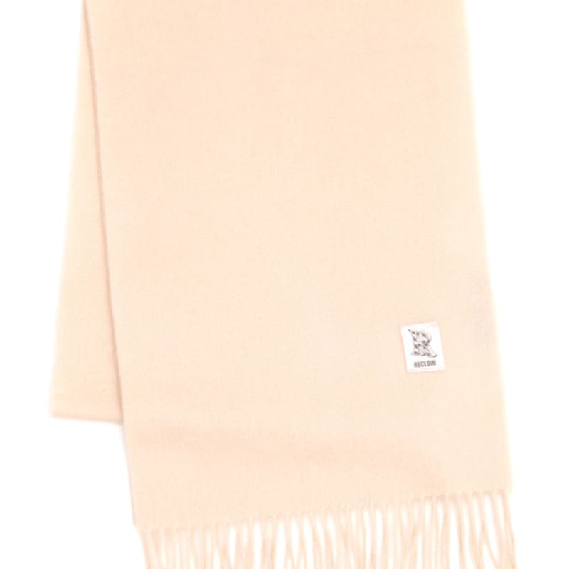 RECLOW RECLOW LAND 100% Cashmere Muffler Ivory