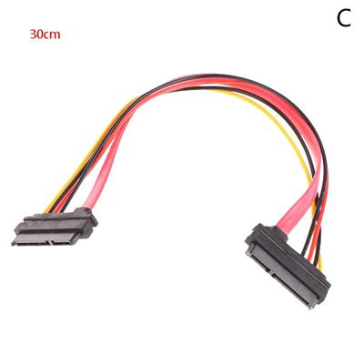 30/50cm SAS na SATA SFF-8482 SAS 29pin na SATA 22pin Prodlužovací kabel pro RAID pevného disku s 15pinovým napájecím portem SATA