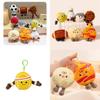 Plush Balls Pendant Badminton Keychain Room Decor Bag Decoration Gift Birthday
