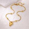 3D Heart Ankle Bracelets For Women girl Summer Beach Party Waterproof Stainless Steel Fashion Chain Anklet Jewelry Sexy AllMatch