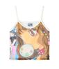 YOUTHBATH Yb X Oliwa Sheer Graphic Mesh Cami