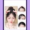3D Bangs Female Synthetic Wig Fluffy Hair On The Top of The Head Natural Forehead Middle-parted Fake Bangs