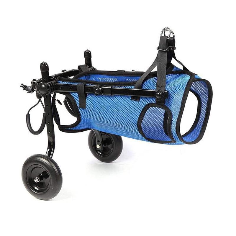 XS/S/M Adjustable Dog Wheelchairs for Back Legs Dog Wheelchair Cart for Hip Support Mobility Aids for Small Pets Hind Limbs