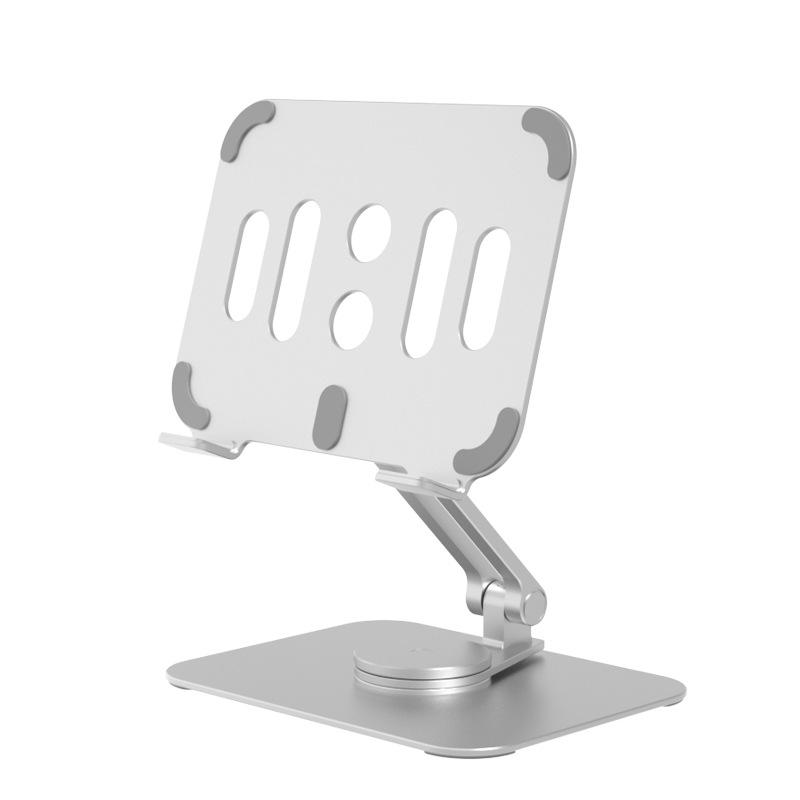 Aluminum Alloy Rotating Tablet Stand - Portable, Liftable, and Foldable