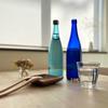 Blue Glass Water Bottle, 720ml, Set of 2, Storage and Refill Containers, Made In Japan, Blue Bottle GLASS BOTTLE SA720PGCB2