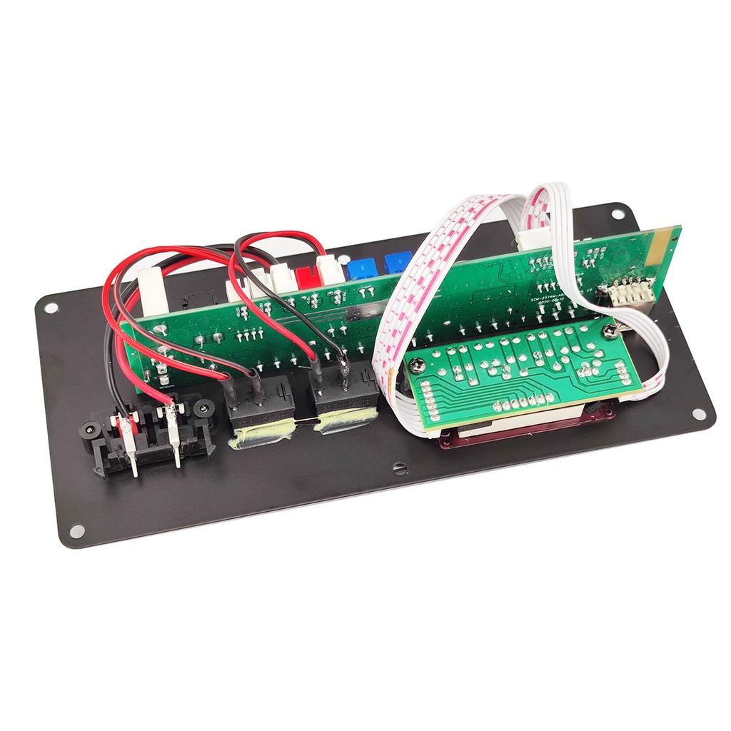 7.4V Amplifier Board Square Dance 40W Speaker Amplifier Support Bluetooth AUX U-Disk Recording Home Theater DIY Bass Treble
