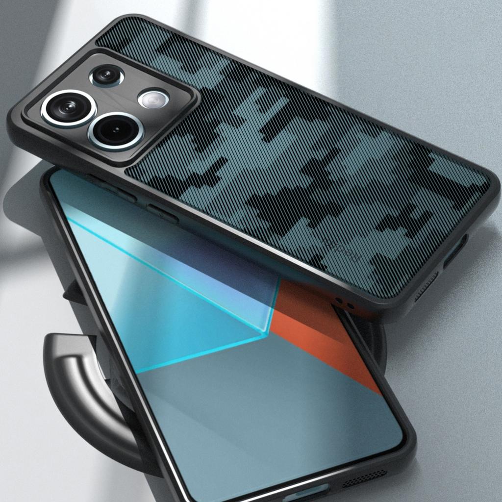 IBMRS For Xiaomi Redmi Note 13 Pro 4G/Poco M6 Pro 4G Phone Case Dual-Layer TPU+PC Cover