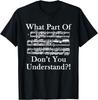 What Part Of Music Don't You Understand Funny Music Note T-Shirt