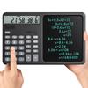 Multifunctional Talking Calculator Rechargeable 12 Digits Large Display Calculator with Notepad Big Sensitive Keys for School Business Work