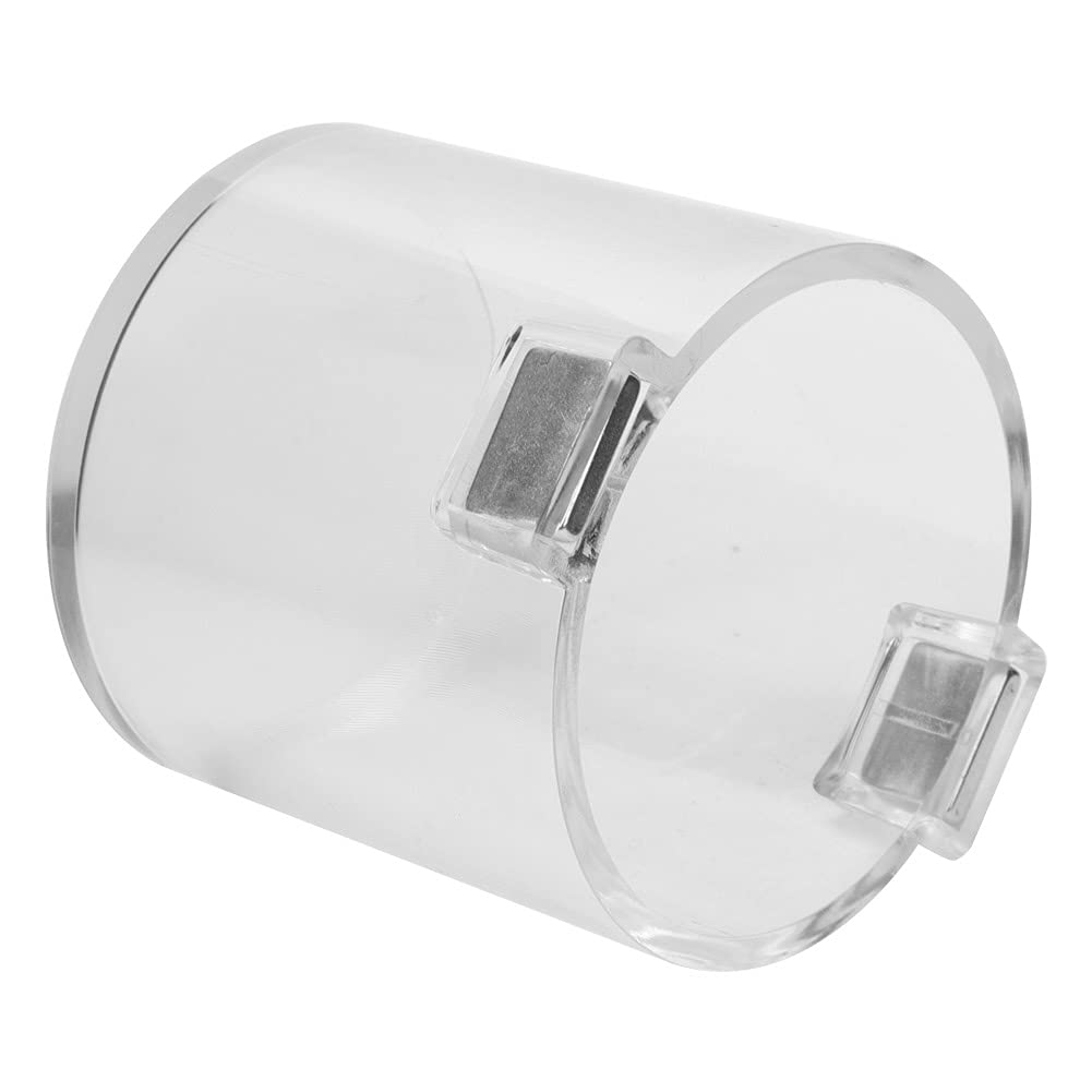 Push Button Switch Magnetic Cover Round Emergency Stop Push Button Switch Protective Cover Transparent Shell Emergency Stop Cover 45mm 1.8in Inner