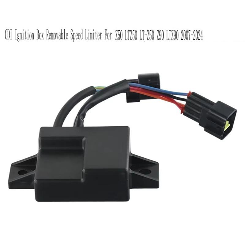 M63K-New CDI Ignition Box Removable Speed Limiter For Suzuki Quadsport Z50 LTZ50 LT-Z50 Z90 LTZ90 2007-2024