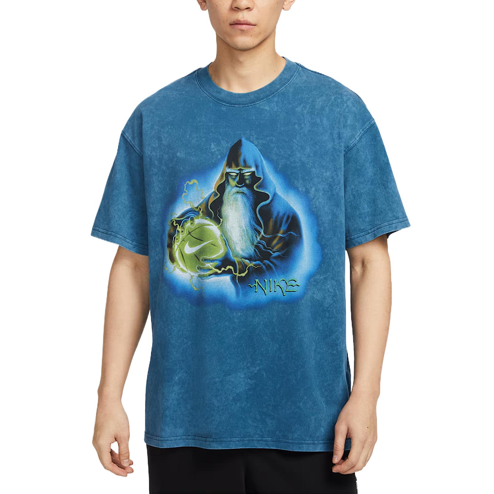 

Nike Модная мягкая футболка с коротким рукавом Мужские топы HV1706-415 3XL