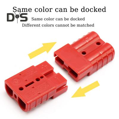 Złącze zasilania akumulatorowego 50A 600V Terminal kablowy Adapter kabla rozruchowego Zestaw złączy dla Andersona