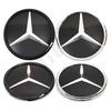 Per Mercedes Benz Classe A W176 2016-2018 A180 A200 A250 Argento e Nero Stile Effetto 3D Griglia Anteriore Emblema Stella Logo Badge