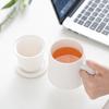 Ceramic Cup Tea Separation Cup Drinking Water Mug with Filter Office Cup Hand-held Gift Cup  Gift Cup