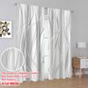 2pcs Clearance  Curtains cloth Striped Durable 100% Polyester Fabric  Without Electricity Family Party Decoration Suitable