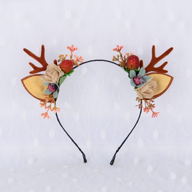 Mori Girl Style Deer Antler Headband - Cute Headdress for Adults & Children