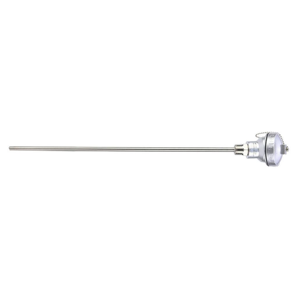 Resistance Temperature Detector PT100 Temperature Sensor Probe 1/2" NPT Thread Thermocouple Terminal Head Temperature Sensor