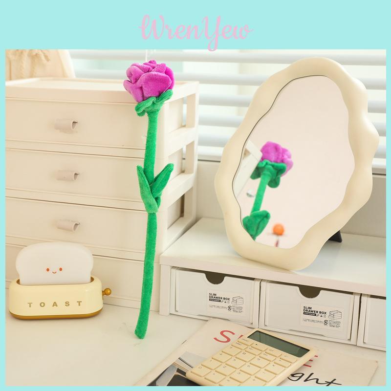 Plush Rose Flower And Sunflower Bundle With Flexible Stems For Home Decor And Gifts