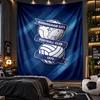 Wall Hanging Tapestry Birmingham City Print Cloth for Living Room Bedroom Home Decor
