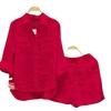 Solid Color Cotton-Linen Shirt & Pants Set - Women's Fashion for Spring & Autumn