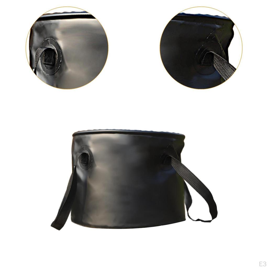 Collapsible Bucket Car Wash Basin Portable Multipurpose Container Basket for Kitchen Fishing Indoor