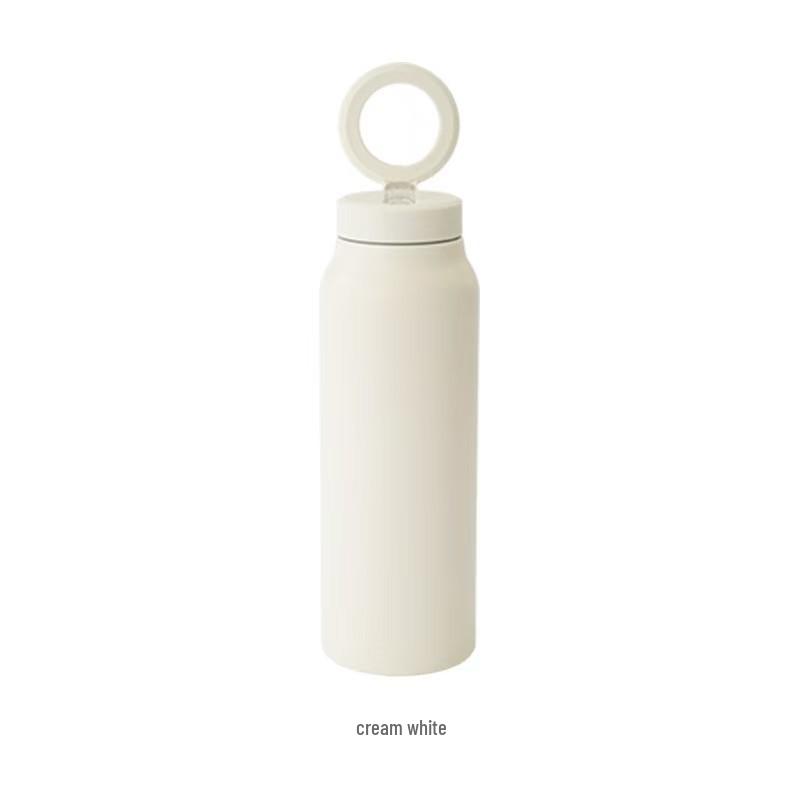 304 Stainless Steel Insulated Mug with Magnetic Lid and Phone Holder - Large Capacity