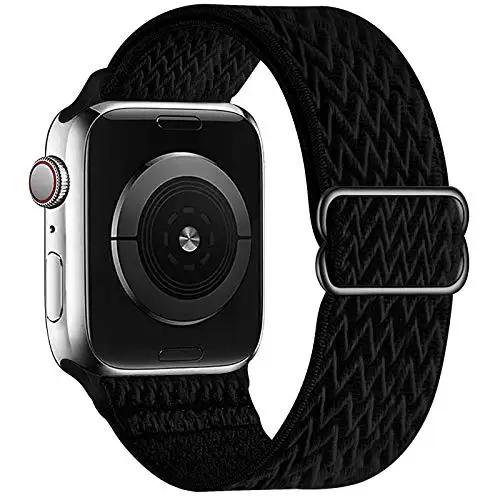 Adjustable Nylon Loop Strap For Apple Watch Series Ultra 11 10 9 8 7 46mm 45mm 41mm Fabric Strap For Iwatch 6 5 4 SE 44mm 40mm