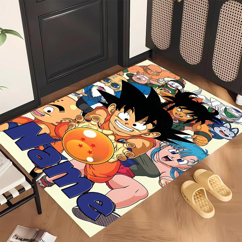 Dragon Ball (37) Personalisierter Name Büro Teppich Stilvolle Dekoration für Wohnzimmer Schlafzimmer Küche