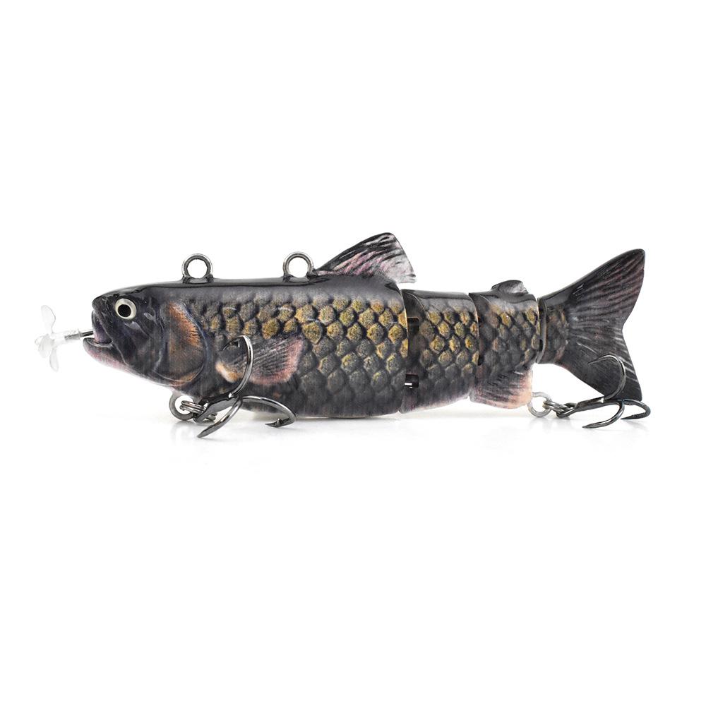 Esca Intelligente Automatica da Nuoto 130mm 35g: Robot Pesce Elettronico con Elica