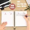 300 Pages Business Notebook Thick Paper Paper Journal Portable Twin Coil Binding  Office Use