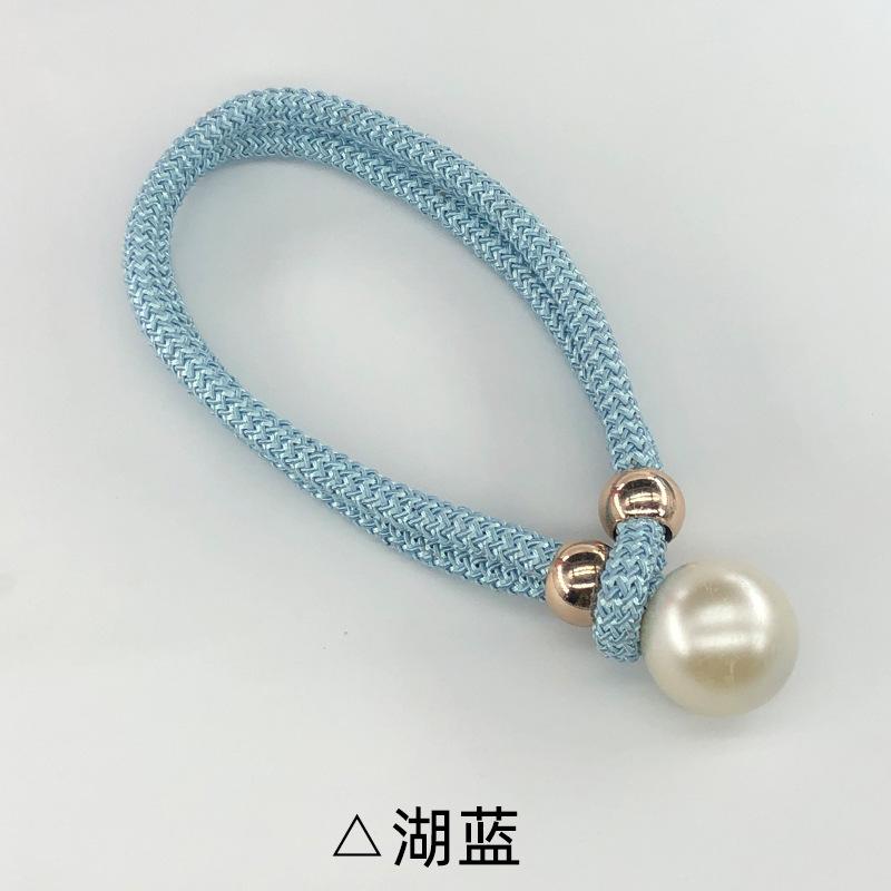 Large Pearl Curtain Binding Straps Binding RopesDecorative Tie Straps Curtain BucklesAdjustable Folding Tie Straps