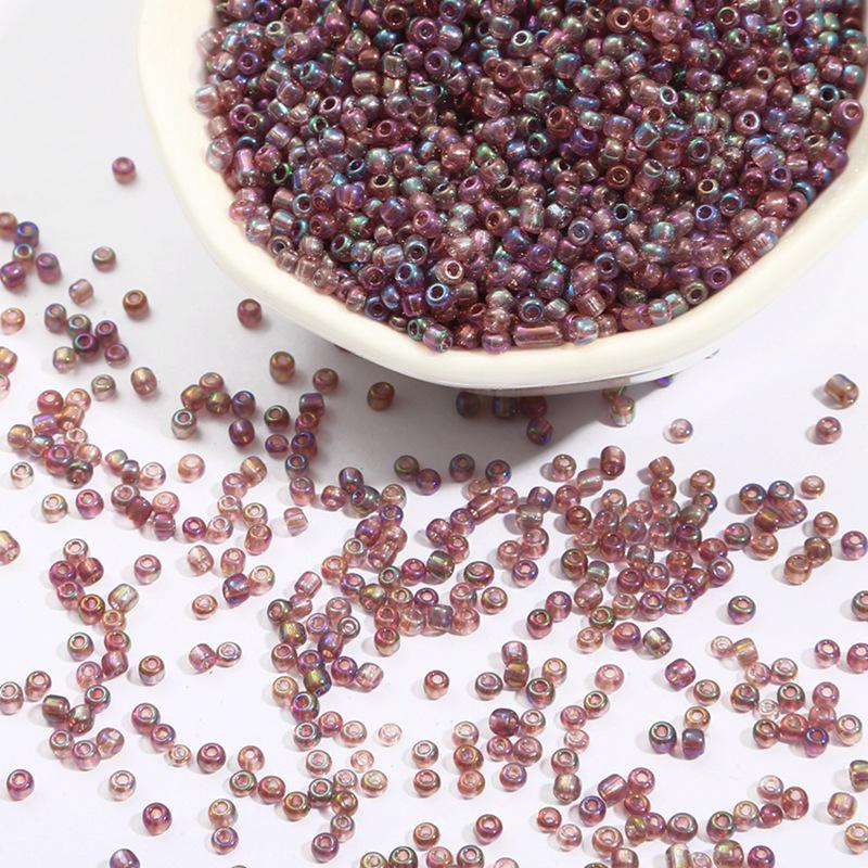 DIY Beaded Hairpin & Jewelry Accessories: Handmade Cross Stitch, Glass Seed Beads, Plated Seed Beads for Wedding Dresses & Bags.