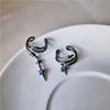 Fashion Black Color Clip on Earrings for Women Geometric Ear Cuff Without Piercing Girl Jewelry