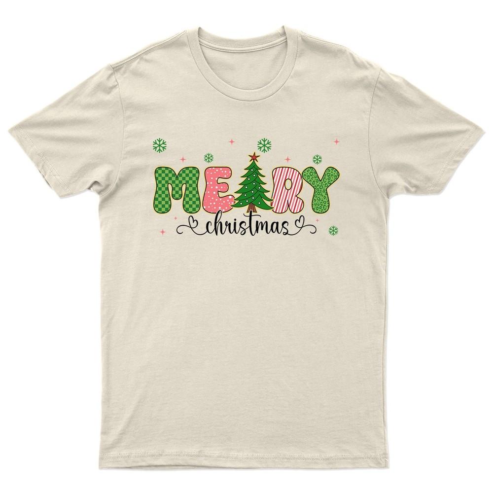 Merry Christmas Festive Holiday TShirt Unisex Gift Retro Funny Unisexs Vintage