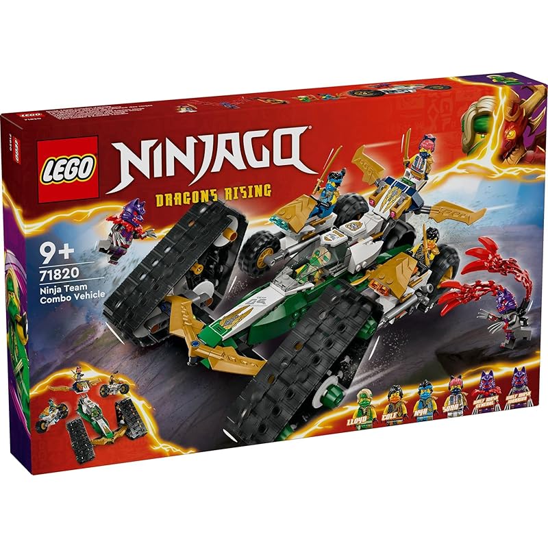 Lego Ninjago Ninja Combined Ultra Vehicle Spielzeug Spielzeug Geburtstagsgeschenk Block Junge Mädchen Kind 9 Jahre alt 10 Jahre alt 11 Jahre alt Grundschule