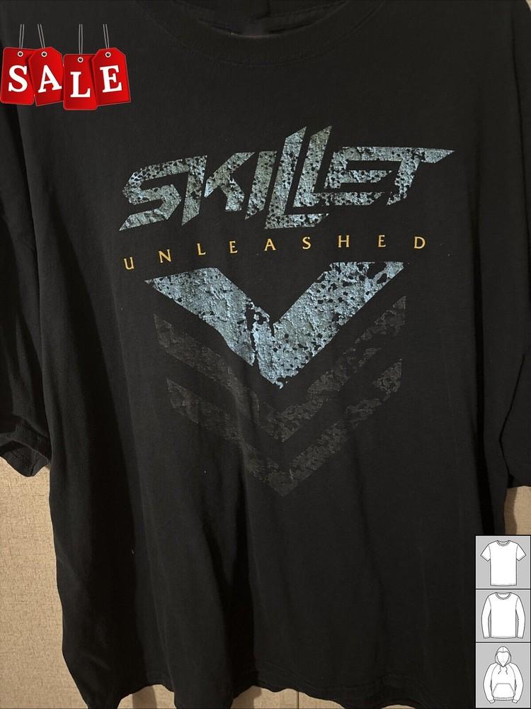 Новая редкая футболка с логотипом группы Skillet Подарок для фанатов Черная S-235XL Футболка JJ295 Унисекс XXL