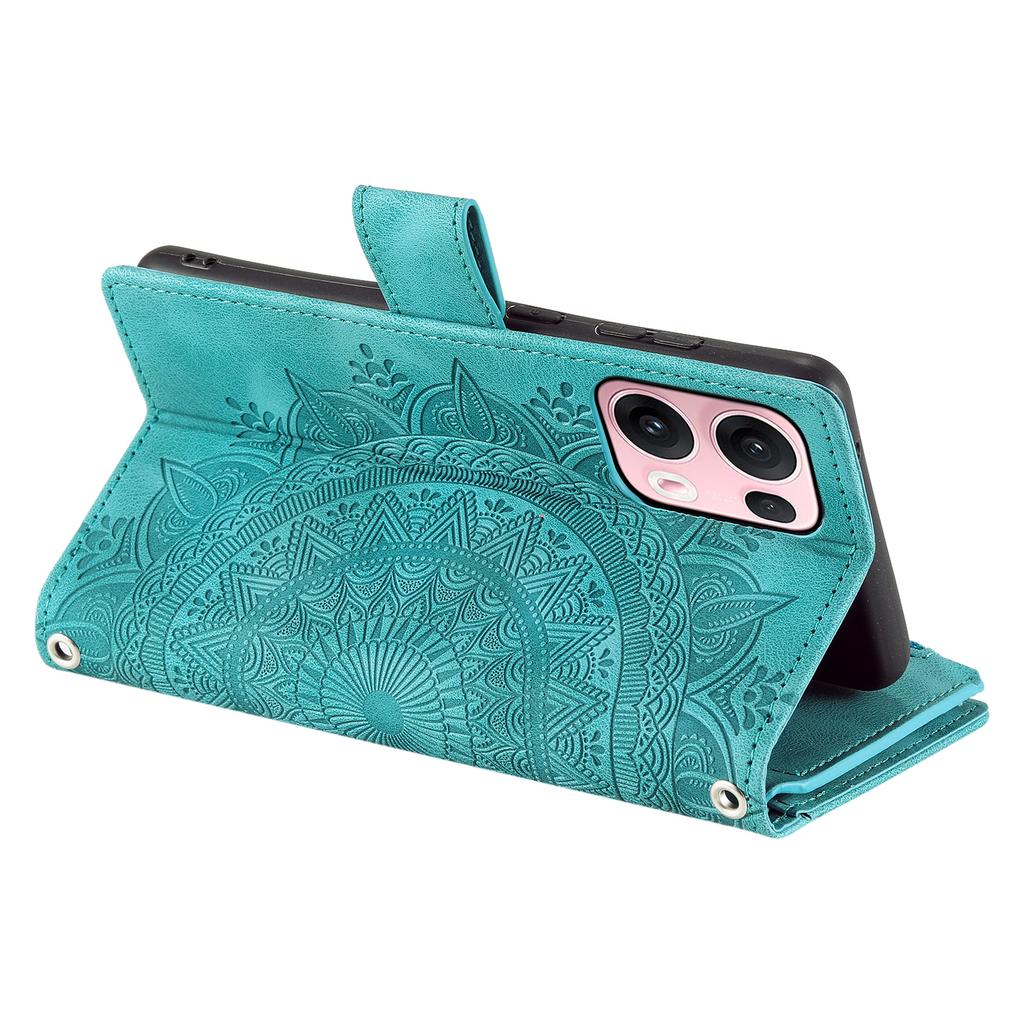 Style 006 For Oppo Reno13 Pro 5G Wallet Case PU Leather Phone Cover Mandala Flower Pattern
