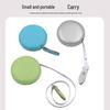 Portable Leather Round Mini Tape Measure - Soft Macaron Color Ruler for Clothing, Bust, and Waist Measurements