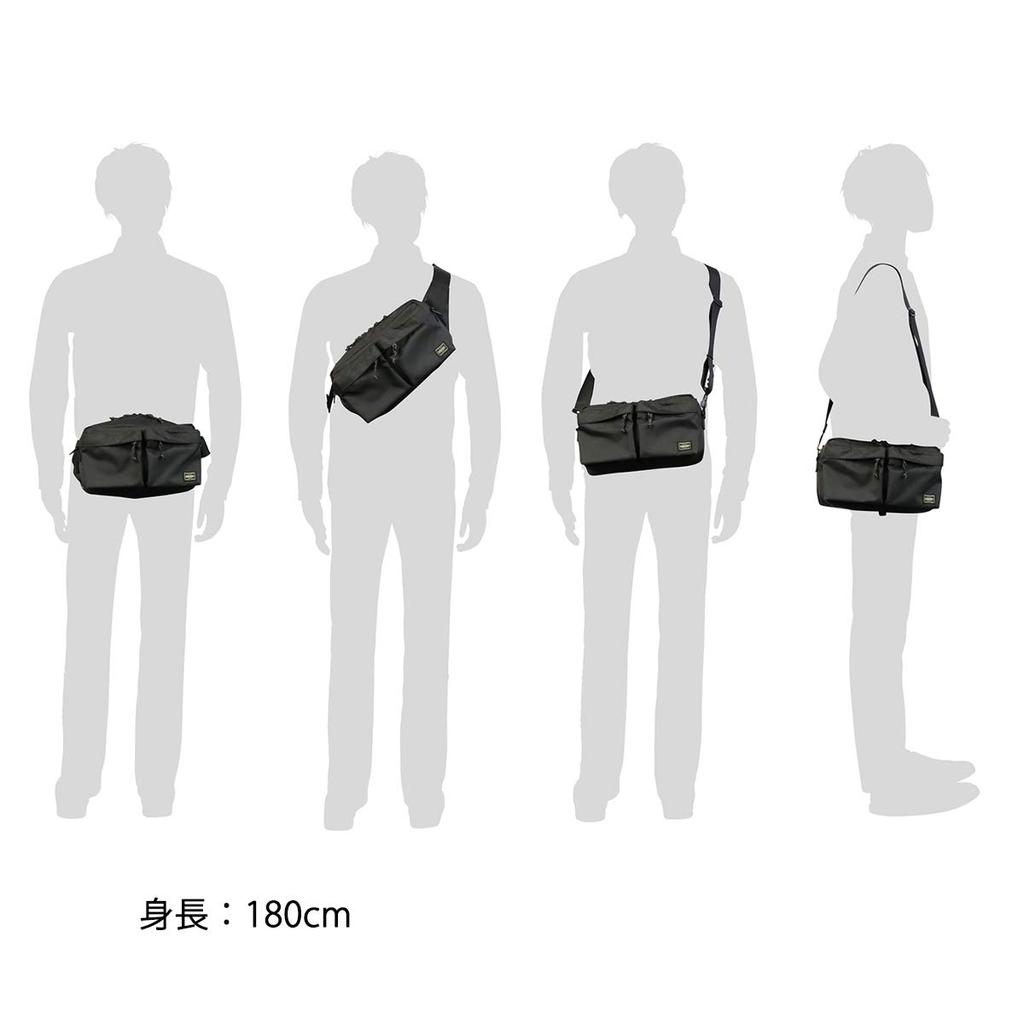 Porter Force 2WAY Waist Bag L (Olive Drab)