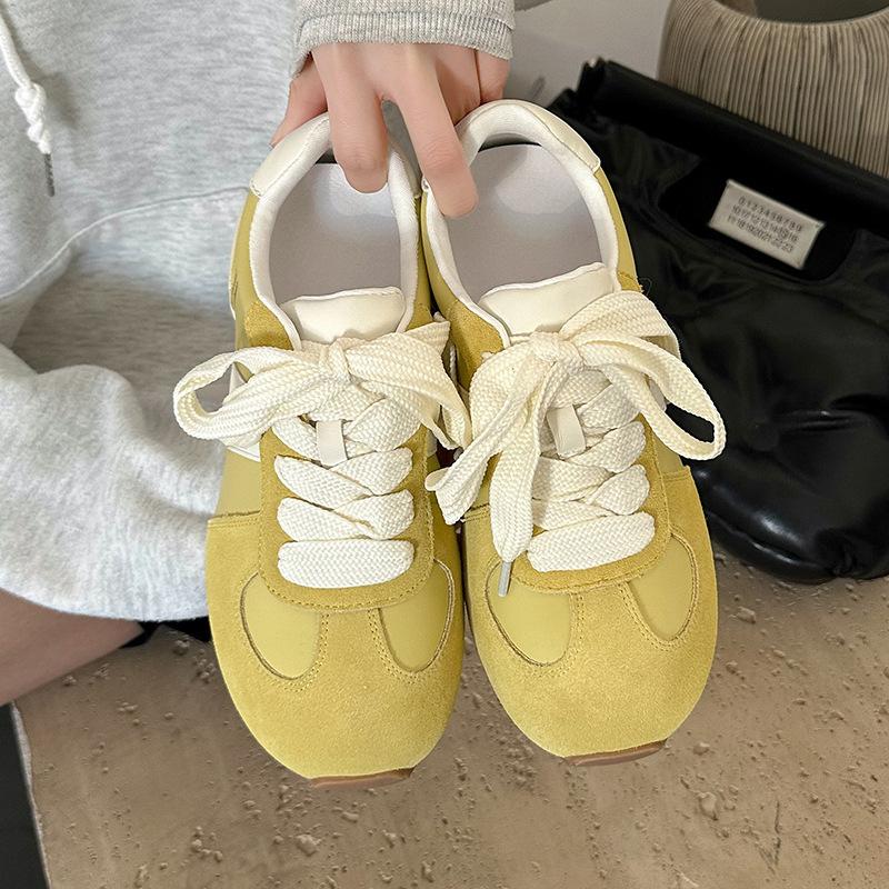 High-end Soft-soled Forrest Gump Shoes for Women's Spring 2025 New Casual and Lightweight Versatile Flat-bottomed German Training Sports Shoes